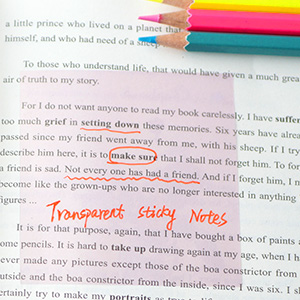 clear sticky notes translucent sticky note annotation sticky notes clear sticky notes for annotating