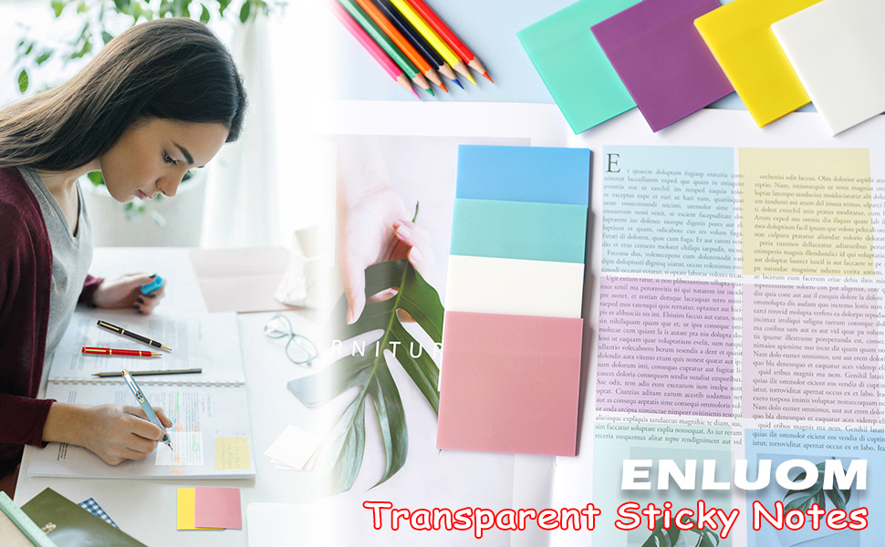 Transparent Sticky Notes clear sticky notes see through sticky notes sticky notes 3x3 sticky notes